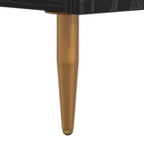 Sideboard Black oak 34 x 34.5 x 90 cm Engineered wood 881590
