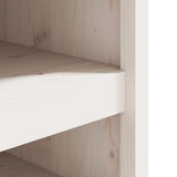 Outdoor Kitchen Cabinets MEPPEL 2 pcs White Solid Wood Pine 3196131
