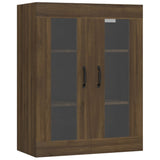 Hanging Wall Cabinet Brown Oak 69.5x34x90 cm 817392