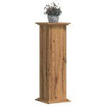 ZNTS Plant Stand Artisan Oak 33x33x100 cm Engineered Wood 852986