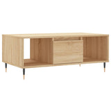 Coffee Table Sonoma Oak 90x50x36.5 cm Engineered Wood 830583
