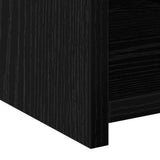 Bookcase with Drawer Black Oak 30 x 42.4 x 185.2 cm 868741