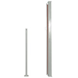 Patio Retractable Side Awning 100x500 cm Brown 48387