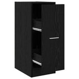 Apothecary Cabinet Black oak 30 x 41 x 77.5 cm Engineered wood 868992