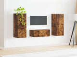 TV Cabinet Set 5 pcs Smoked Oak Engineered Wood 3409101