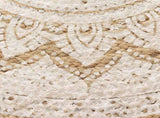 Area Rug Braided Jute Printed 240 cm Round 343589
