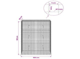 Gabion with 5 mm Wire and 5x5 cm Mesh 100x30x150 cm 3464180
