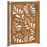 Garden Gate 100x150 cm Weathering Steel Wave Design 4100976