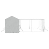 Outdoor Dog Kennel with Roof Silver 10x6x2.5 m Galvanised Steel 3190480