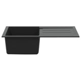 Sink Black 780 x 500 mm 80% Quartz and 20% Resin 42028392