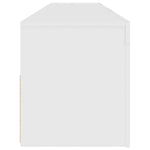 TV Cabinet with LED Lights White 120x35x40 cm 804355