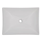 Bathroom Ceramic Porcelain Sink Art Basin White High Gloss 140700