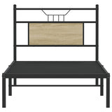 Bed Frame without Mattress Sonoma Oak 80x200 cm Engineered Wood 4106783