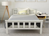 Single Bed White 3ft Solid Pine Wooden Bed Frame for Adults, Kids 190 x 90 cm WF038853KAA
