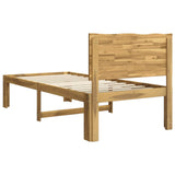 Single Bed Frame with Headboard ROSTOCK White 90 x 190 cm 903400