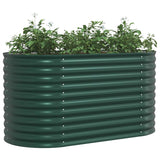 Garden Raised Bed Green 160 x 80 x 81 cm Steel 42008125