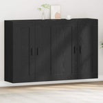 Wall-mounted Cabinet 2 pcs Artisan oak 160 x 34 x 90 cm 3333106