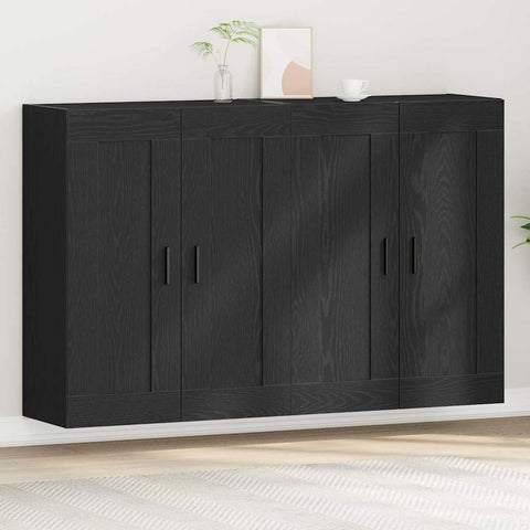 Wall-mounted Cabinet 2 pcs Artisan oak 160 x 34 x 90 cm 3333106