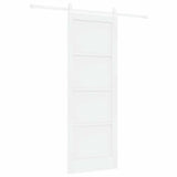Sliding Door ORKDAL White 78 x 211 cm Solid Pine Wood 3333697