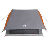 Family Tent with Roof Grey and Orange 256 x 256 x 185 cm 4100678