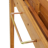 Balcony Bar Set Natural wood Solid acacia wood, metal Standard 310254