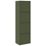 Storage Cabinet Olive Green 60 x 40 x200 cm Steel 3406206