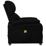 Massage Chair Black Fabric 342461