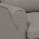 Armchair Taupe 76 x 94 x 102 cm Fabric 42009845