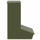 Pig Feeder Olive Green 55 x 38 x 76 cm Cold-Rolled Steel 874637