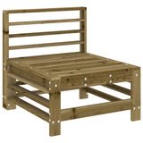 8 Piece Garden Lounge Set Impregnated Wood Pine 3186584