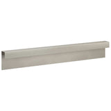 Garden Cover Profile 2 pcs 100 x 6 x 15 cm Stainless Steel 8012956