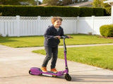 Foldable Electric Kids Scooter, Ride-on for Ages 7-14 Years, Purple T3398P425126