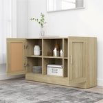 ZNTS Sideboard Sonoma Oak 120x30.5x70 cm Engineered Wood 802780