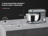 1300W Kitchen Stand Mixer, with Accessories - Silver T3398P378842