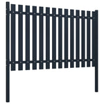 ZNTS Fence Panel Anthracite 174.5x100 cm Powder-coated Steel 146471