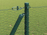 Welded Wire Fence with Concrete Base 50 x 1.2 m 3353557