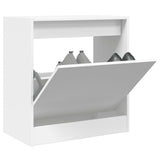Shoe Cabinet White 60x34x63.5 cm Engineered Wood 839938