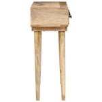 ZNTS Console Table 110x30x75 cm Solid Wood Mango 376069