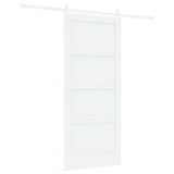 Sliding Door ORKDAL White 86 x 198.5 cm Solid Pine Wood 3333763