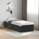 Bed Frame without Mattress Black 90x190 cm Single 3281064