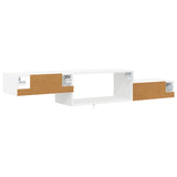 Wall-mounted TV Cabinet Wall-Mounted White 150 x 28 x 26 cm 8005989