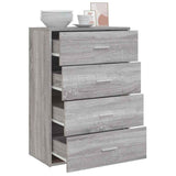 Sideboard Grey Sonoma 60x31x84 cm Engineered Wood 840504