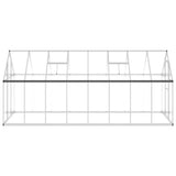 Greenhouse with Base Frame Silver 445x169x195 cm Aluminium 3266332