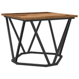 Coffee Table 3 pcs Old Wood Engineered Wood and Steel 868283