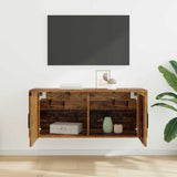 Wall Mounted TV Cabinet Old Wood 100 x 34.5 x 40 cm 881153