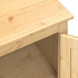 Wardrobe Corona 76x50x170 cm Solid Wood Pine 4002769