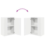 TV Cabinet Set Wall-mounted 4 pcs White Engineered wood 3397896
