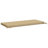 2-Piece Bench Cushions SOEST 2 pcs 100% Polyester Beige 949281