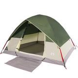 Camping Tent Dome 4-Person Green Waterproof 94699