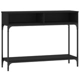 Console Table Black 100x30,5x75 cm Engineered Wood 833388